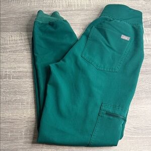 Figs Deep Teal Utility Scrub Pants